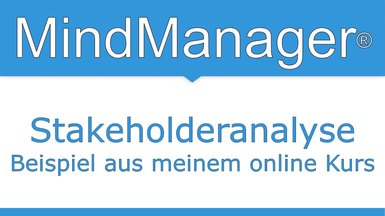 Stakeholderanalyse mit MindManager - so setzt du sie um!