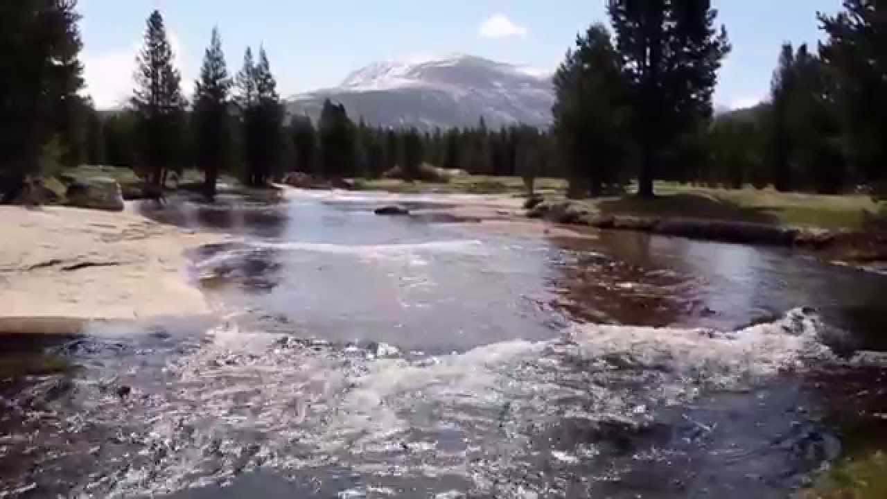 Mount Gibbs & Lyell Fork Tuolumne River from Twin Bridges, John Muir Trail, Yosemite National Park