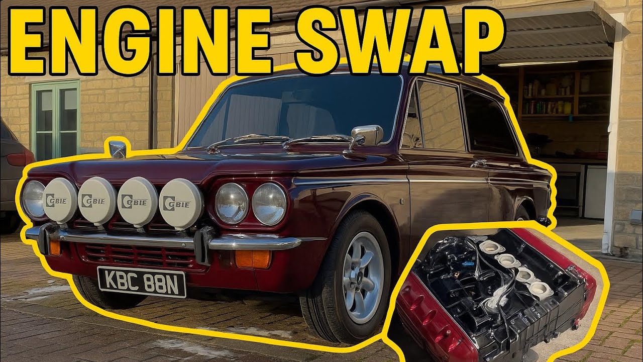 Hillman Imp - Переоборудование двигателя под мотоцикл BMW K1200 - Первый тест-драйв и первые впеч...