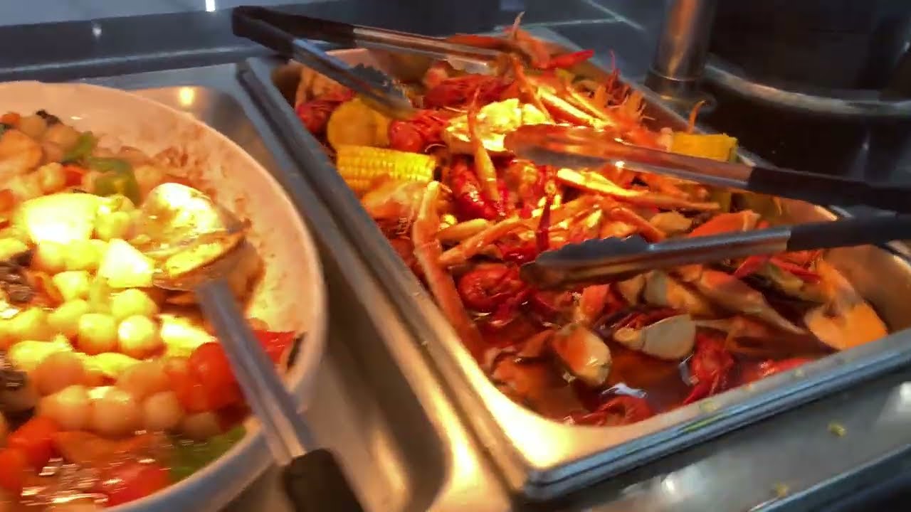 Umi Seafood & Sushi Buffet East Brunswick New Years Eve All Kinds of Seafood UHD