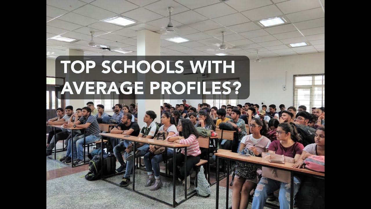 How to get into top universities with average profile?