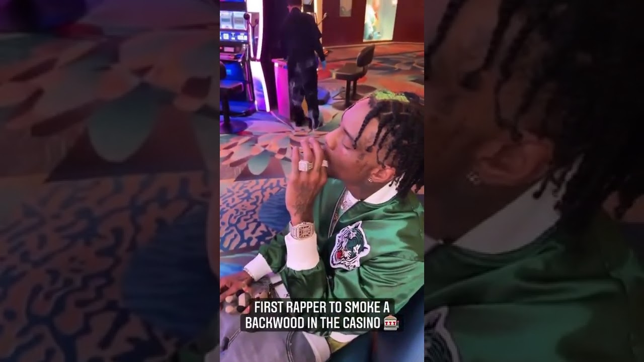 Soulja Boy Says He The First To Smoke Backwood In a Casino