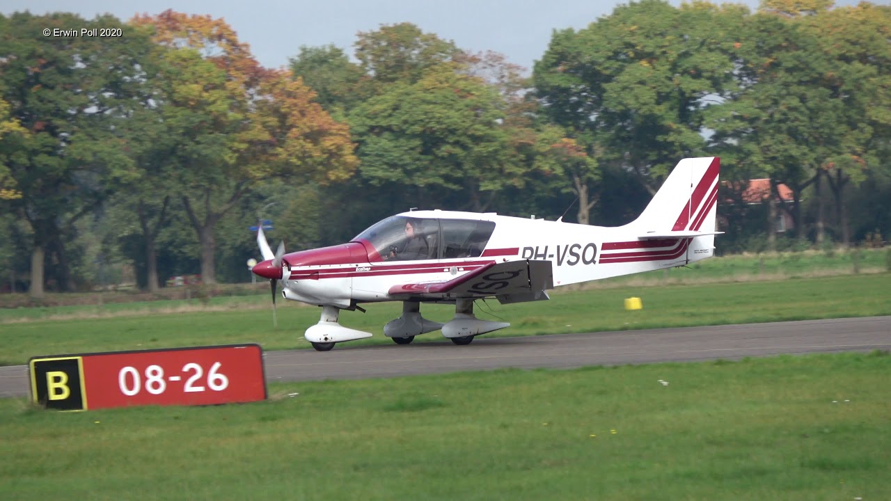 Robin DR-400-135CDI EcoFlyer PH-VSQ Teuge Airport 17 Okt 2020