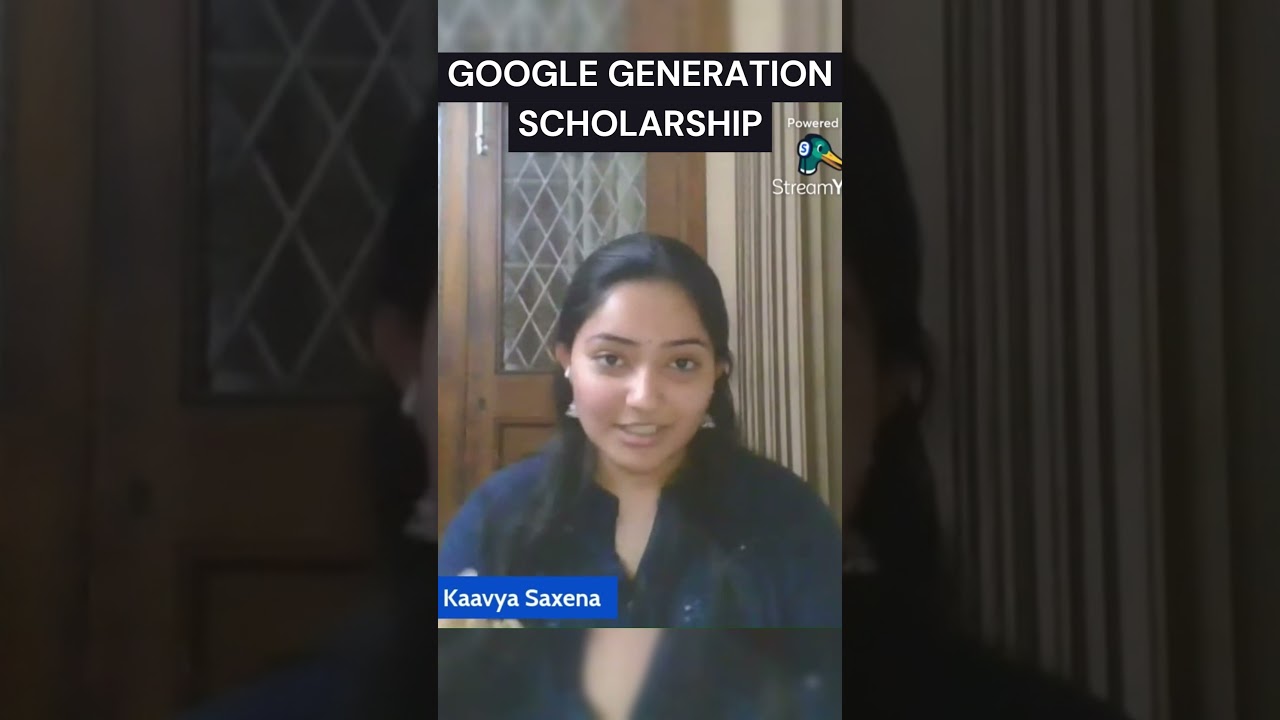 Google Generation Scholarship | Chance for Foreign trip #shorts #scholarship