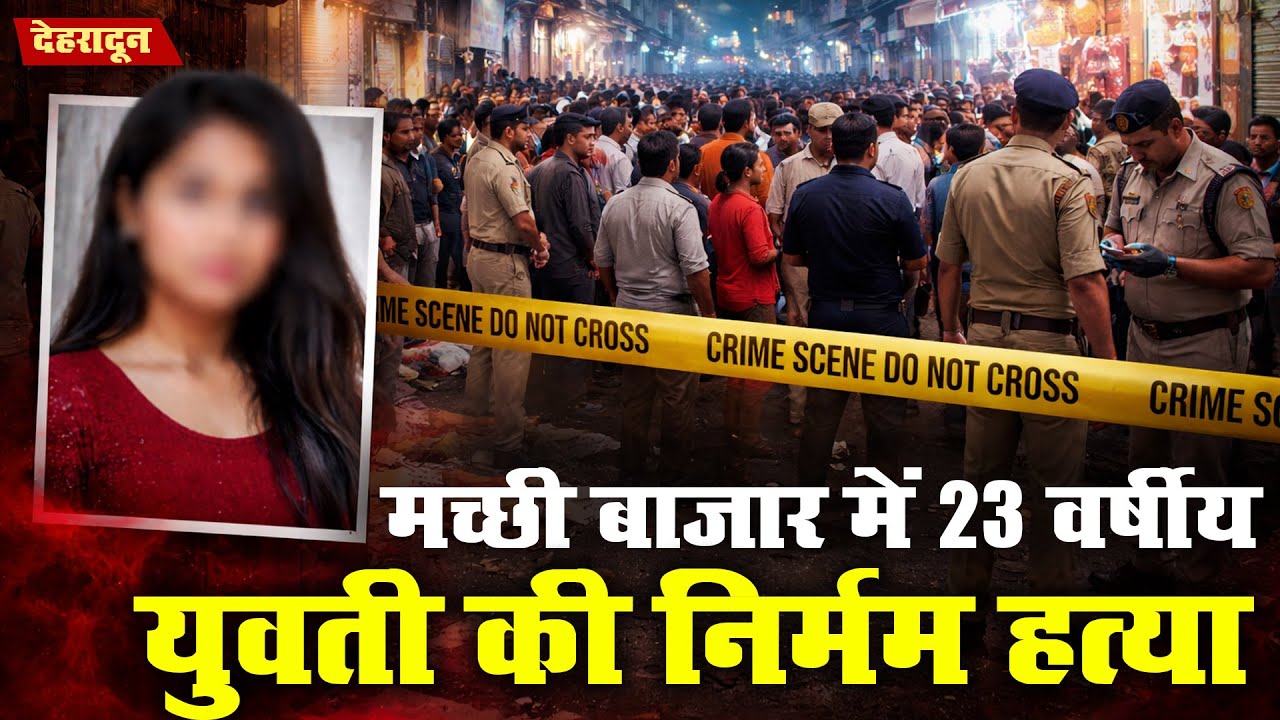 Dehradun Machhi Bazar News:देहरादून के मच्छी बाज़ार में युवती की हत्या से मचा हडकंप | Crime News |