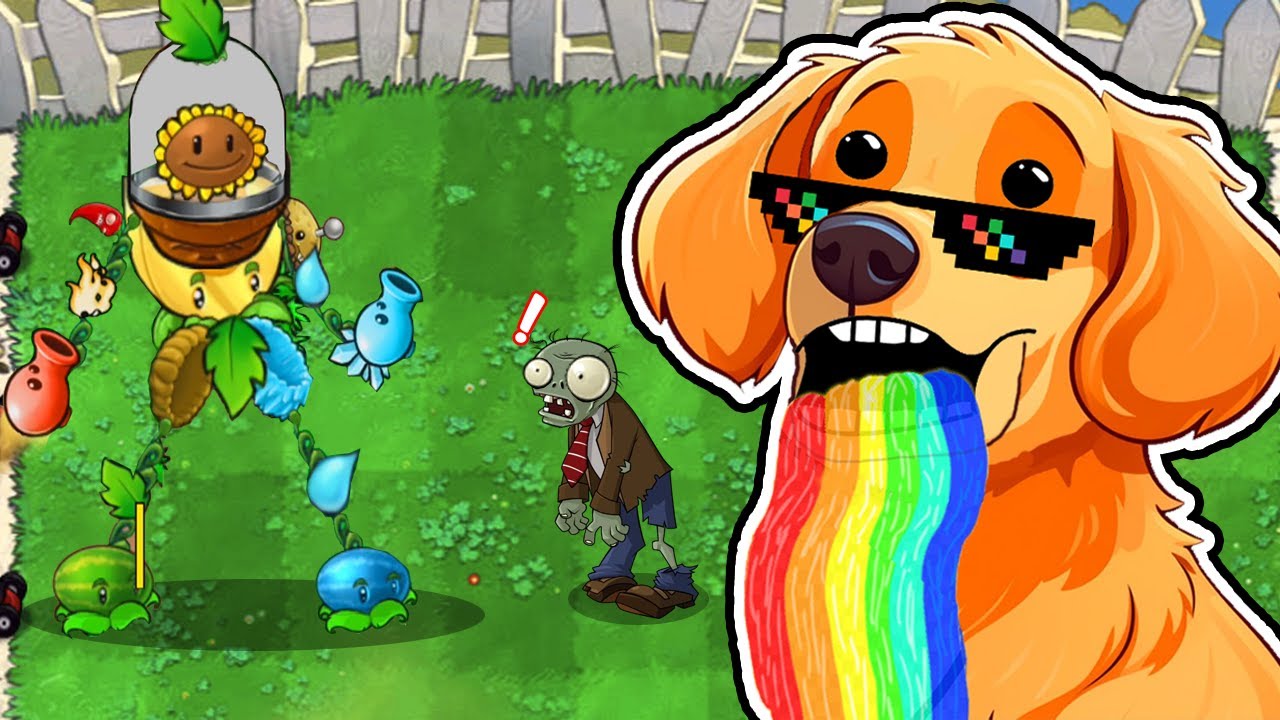 FUSIONÉ a las PLANTAS de PvZ!!!