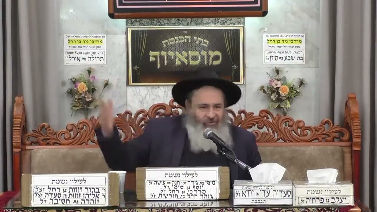 הרב אבנר אליסון | הלכות שבת | מוסאיוף