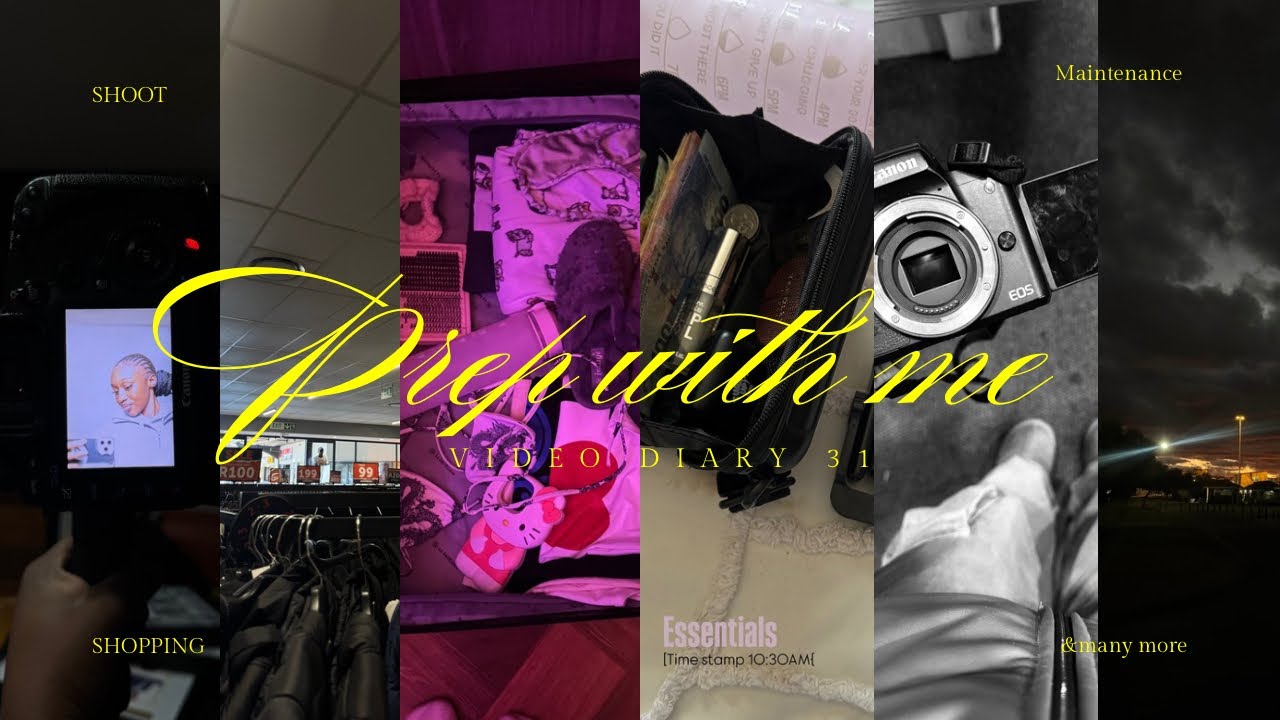 Prep with me for a trip🧸|PACKING, SHOOT,SHOPPING, MAINTENANCE| Video Diary 31|