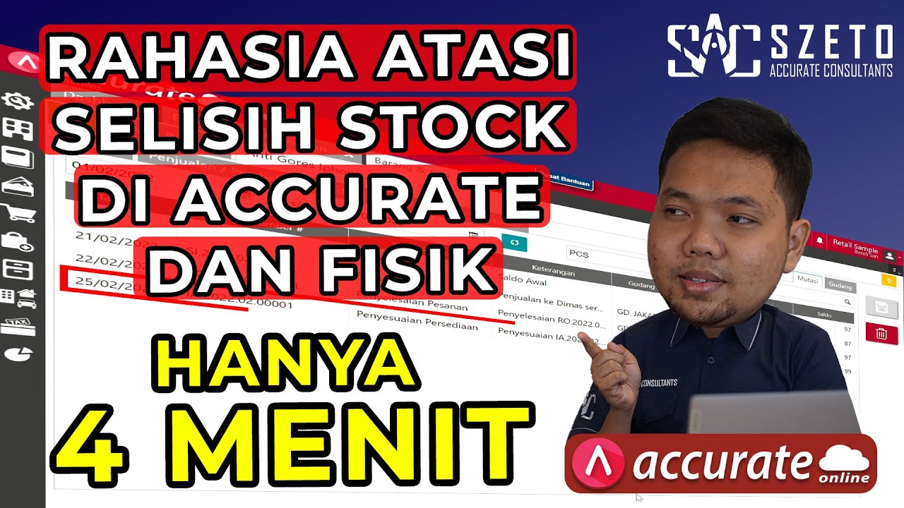 ADA SELISIH STOCK DI ACCURATE ONLINE KAMU? TENANG AJA INI SOLUSINYA!