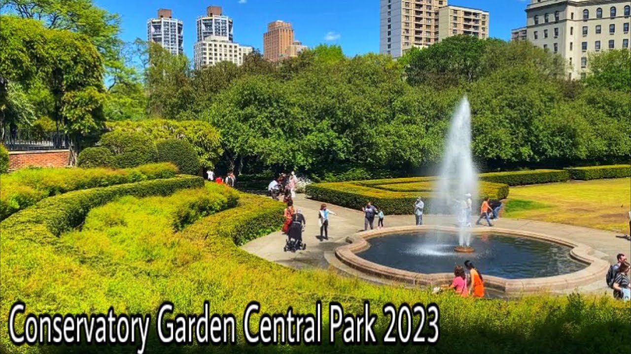 Conservatory Garden 🪴 In Central Park New York 2023 | Central Park NYC