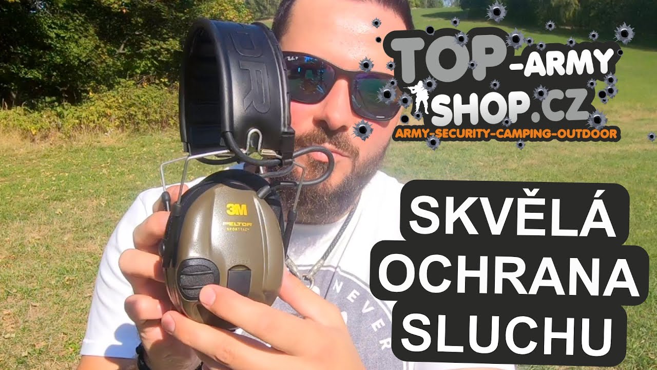 Elektronická ochranná sluchátka 3M® PELTOR® SportTac™ Slimline - Představení produktu