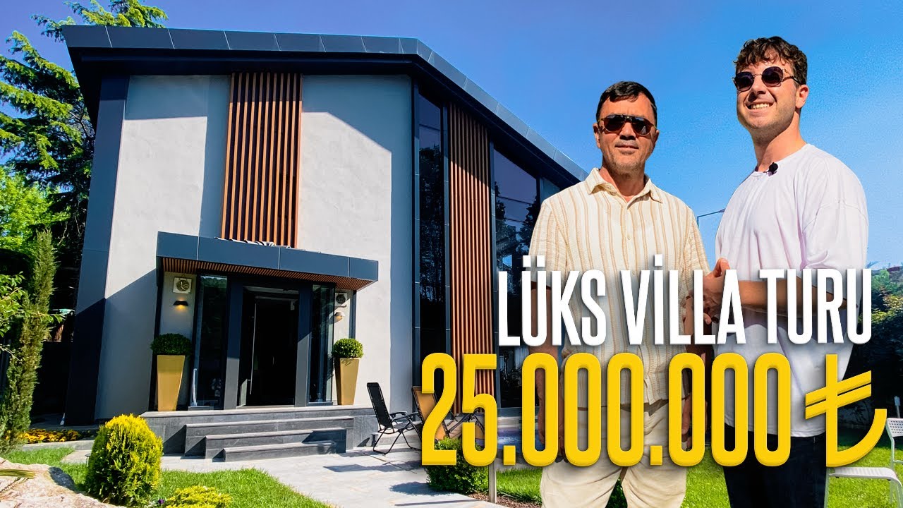 &Uuml;nl&uuml;lerin Yaşadığı Zekeriyak&ouml;yde L&uuml;ks Villa Turu