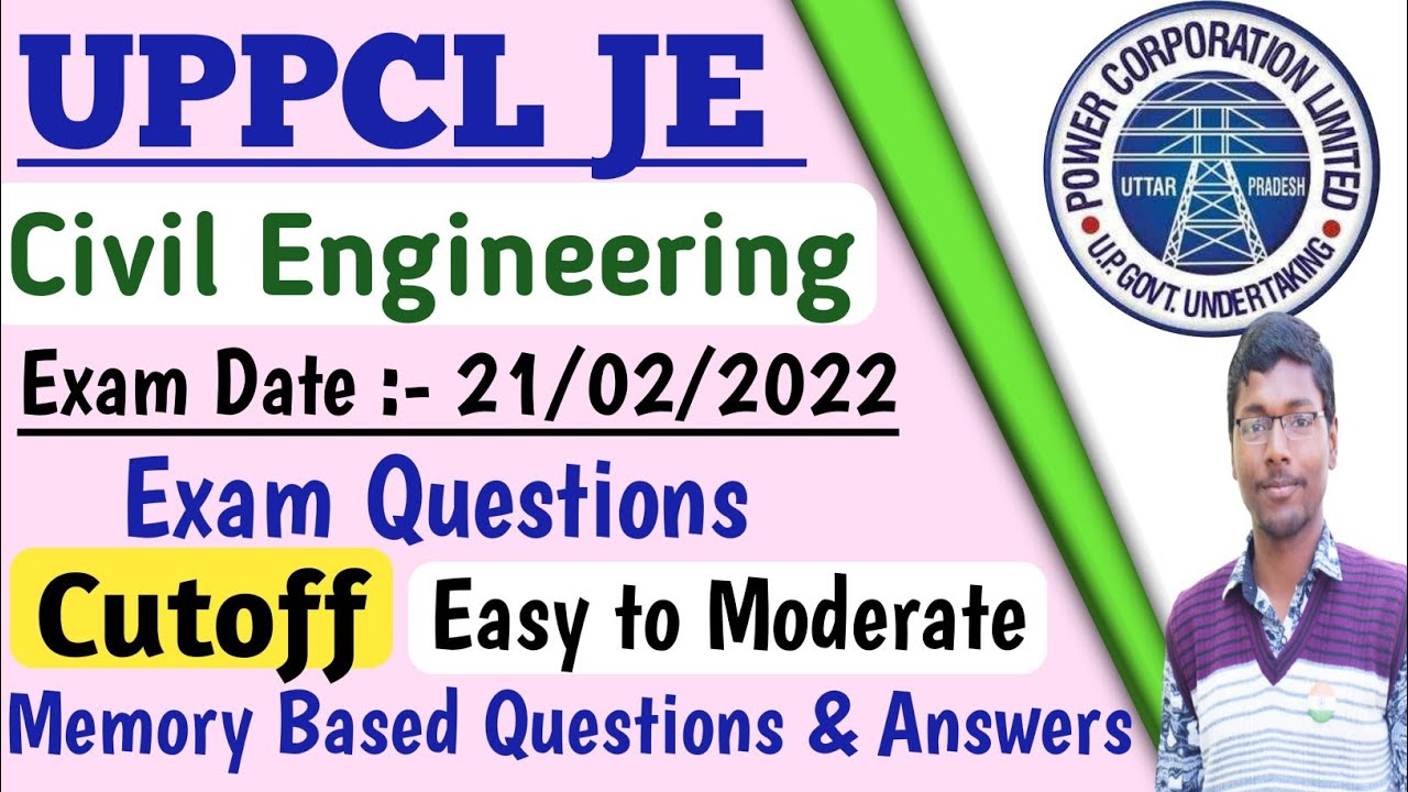 UPPCL JE CIVIL 2022 PAPER ANALYSIS || UPPCL 2022 Q&A || UPPCL 2022 Cutoff || Exam Level Easy 🧐