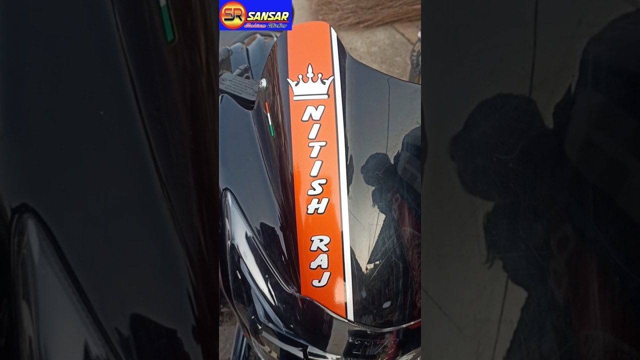 Bike Visor Sticker 