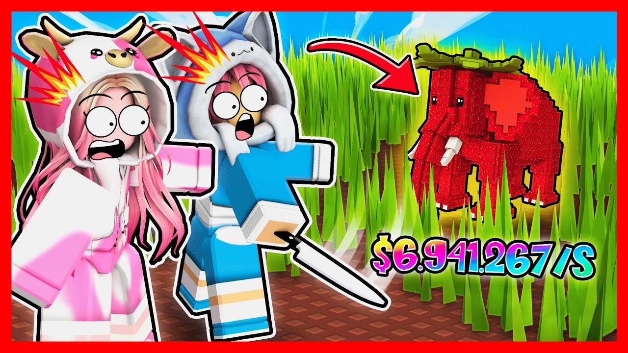 ATUN & MOMON POTONG RUMPUT UNTUK MENDAPATKAN BRAINROT LANGKA !! ROBLOX