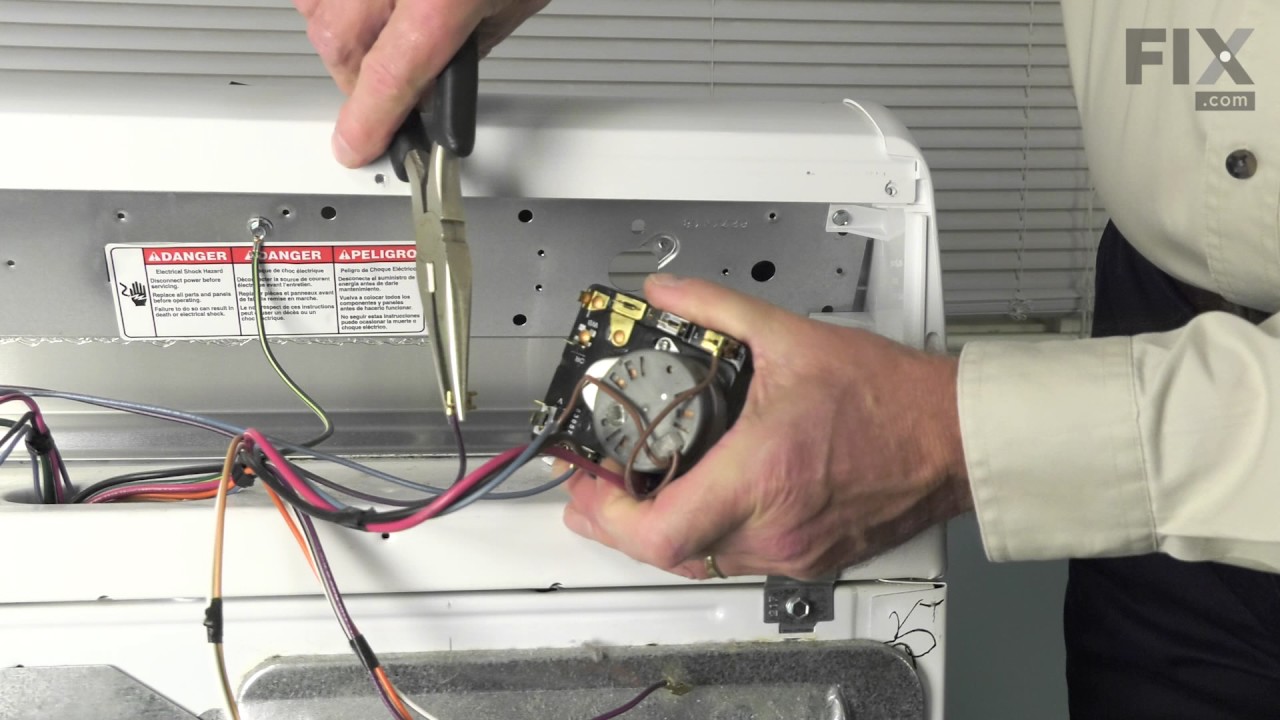 Whirlpool Dryer Repair - How to Replace the Timer