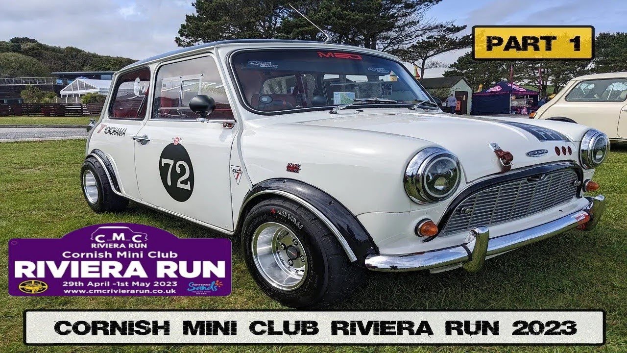 Cornish Mini Club Riviera Run 2023 - Pentewan Sands - Part 1 #classicmini #bmwmini