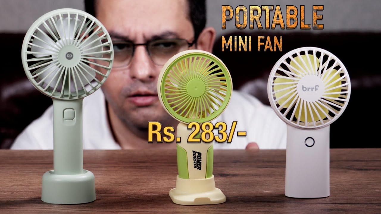 Stay Cool This Summer: Top 3 Portable Mini Fans Under ₹1000 You Can Buy Right Now