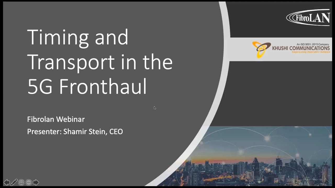 Timing and Transport in the 5G Fronthaul