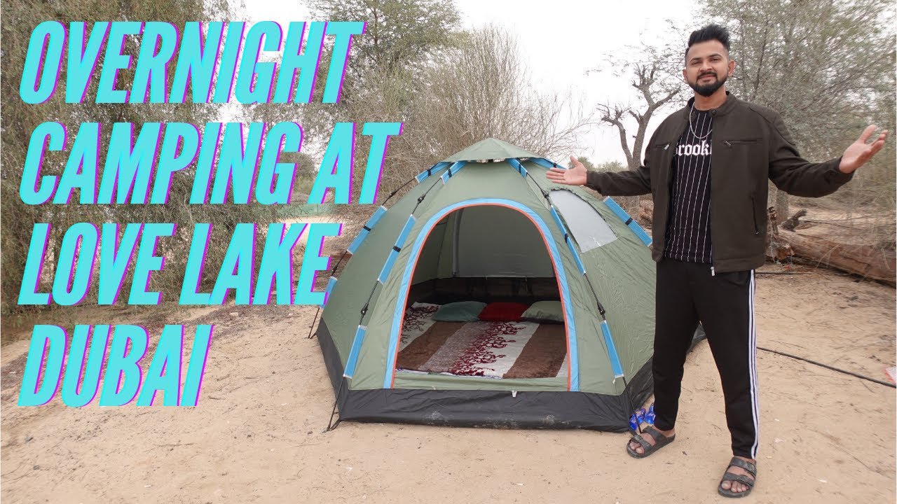 Love Lake Dubai🇦🇪| Overnight Camping 🏕🔥At Al Qudra Lakes Dubai | Prasanna Meher