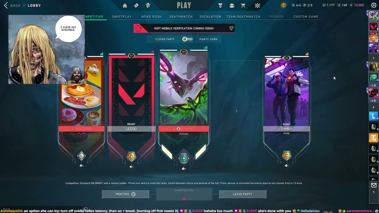 small yap sesh in between valo from hjune vod [ hjune fuslie ledoo dakkin tina]
