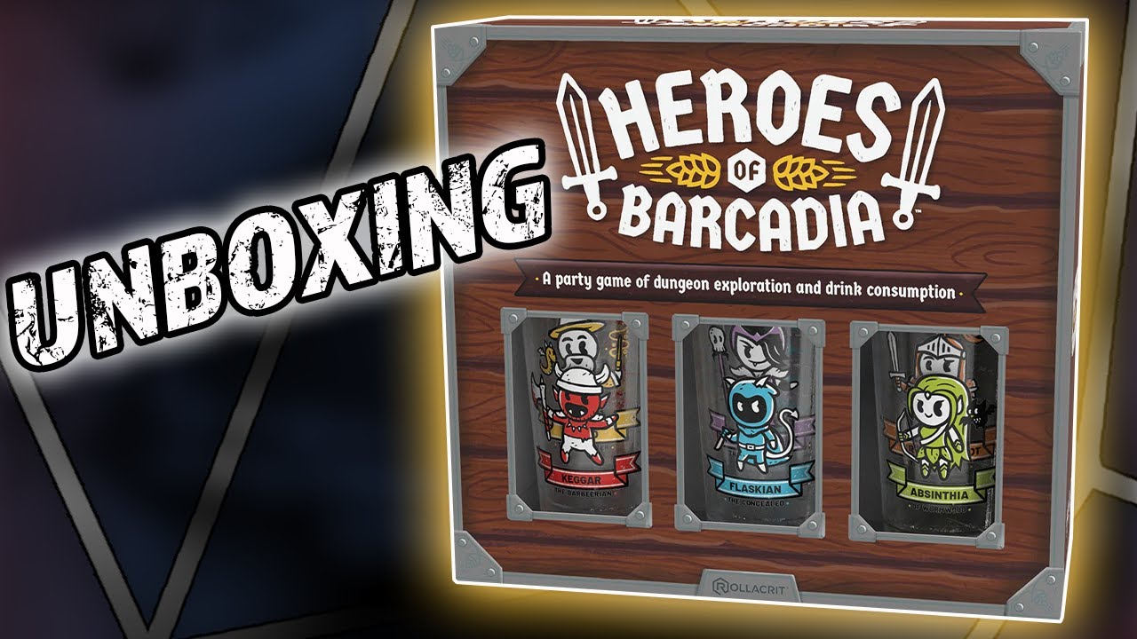 UNBOXING Heroes Of Barcadia