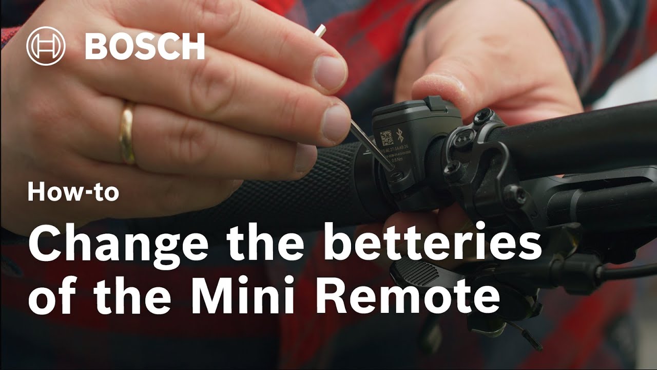 How-to | How to change the battery of the Mini Remote | Bosch eBike Systems
