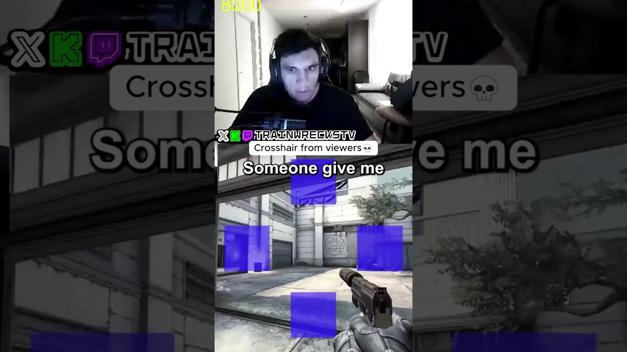 Зритель отправил ему прицел 💀 #cs2 #trainwreckstv #trainwrecks #cs2funny