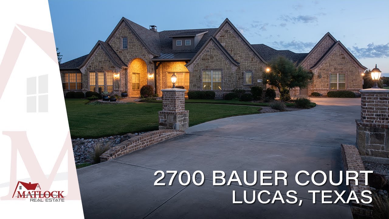 2700 Bauer Court, Lucas, Texas - Luxury Real Estate in Lovejoy ISD 4K