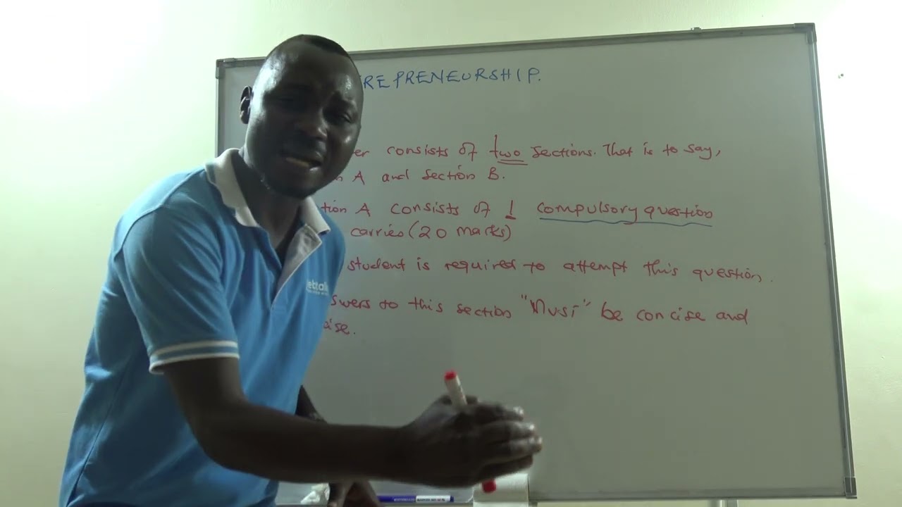 INTRODUCTION TO ENT PAPER 1 EXAMINATION FORMAT