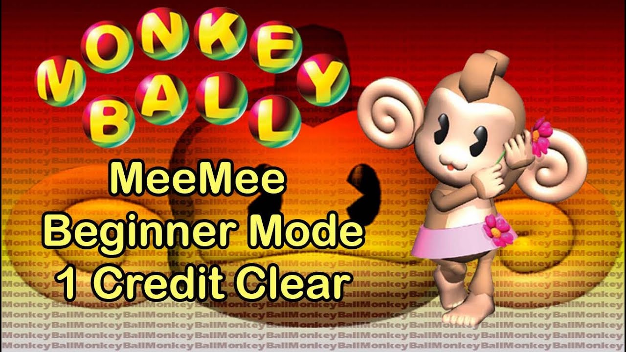 Monkey Ball: Mee Mee (Beginner Mode) - 1 Credit Clear Playthrough
