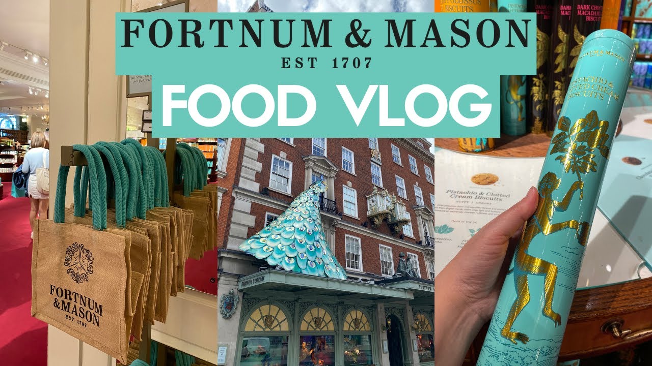 Видеоблог о еде FORTNUM AND MASON | Лондонский универмаг | Королевская семья делает покупки здесь...