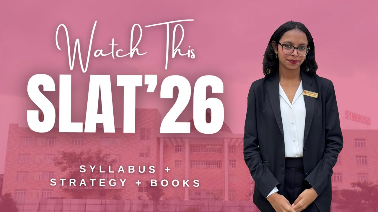 SLAT 2026 Explained || Strategy, Smart Study Plan, Must-Do Topics & Practice Guide