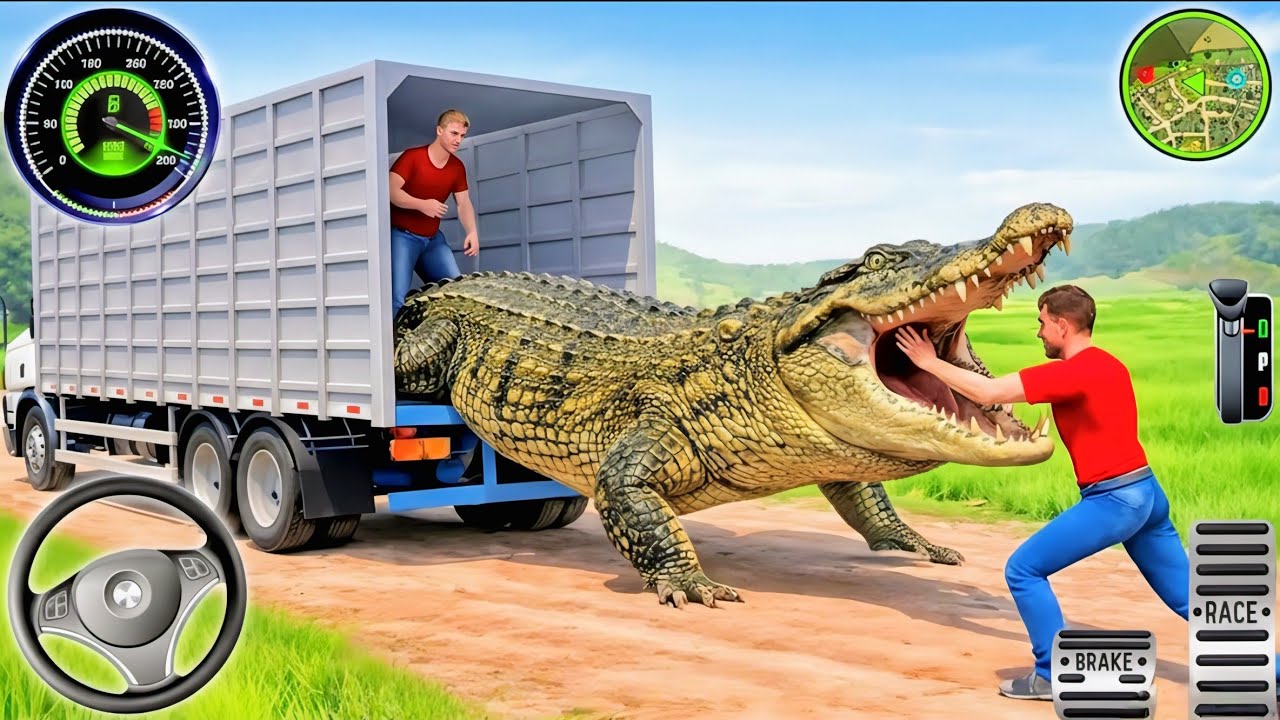 Animal Cargo Truck Driving Game 3D - Animal Transport Cargo Truck 2024 - Android Gameplay