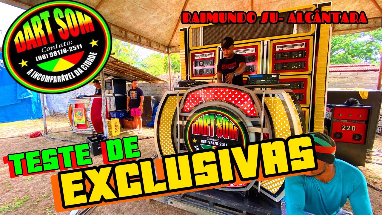TESTE DA RADIOLA DART SOM EM RAIMUNDO SU- ALCÂNTARA
