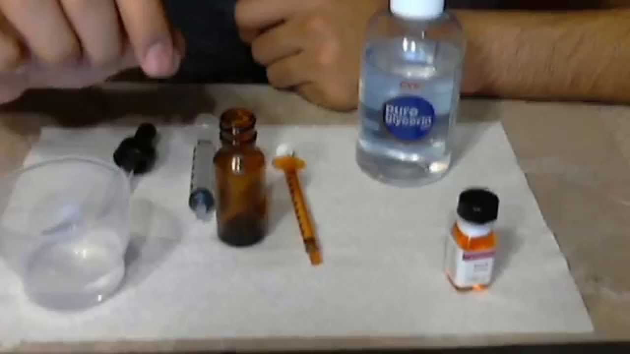 How to make nicotine free E-Juice