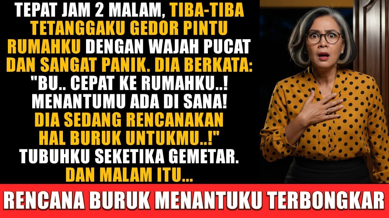 Tetanggaku Menggedor Pintu Rumahku Jam 2 Malam, Wajahnya Sangat Pucat dan Panik—Ternyata Menantuku..