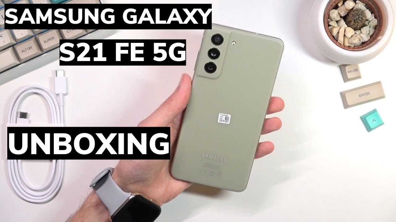 Распаковка и обзор SAMSUNG GALAXY S21 FE 5G | Характеристики, комплектация, первая настройка + Pi...