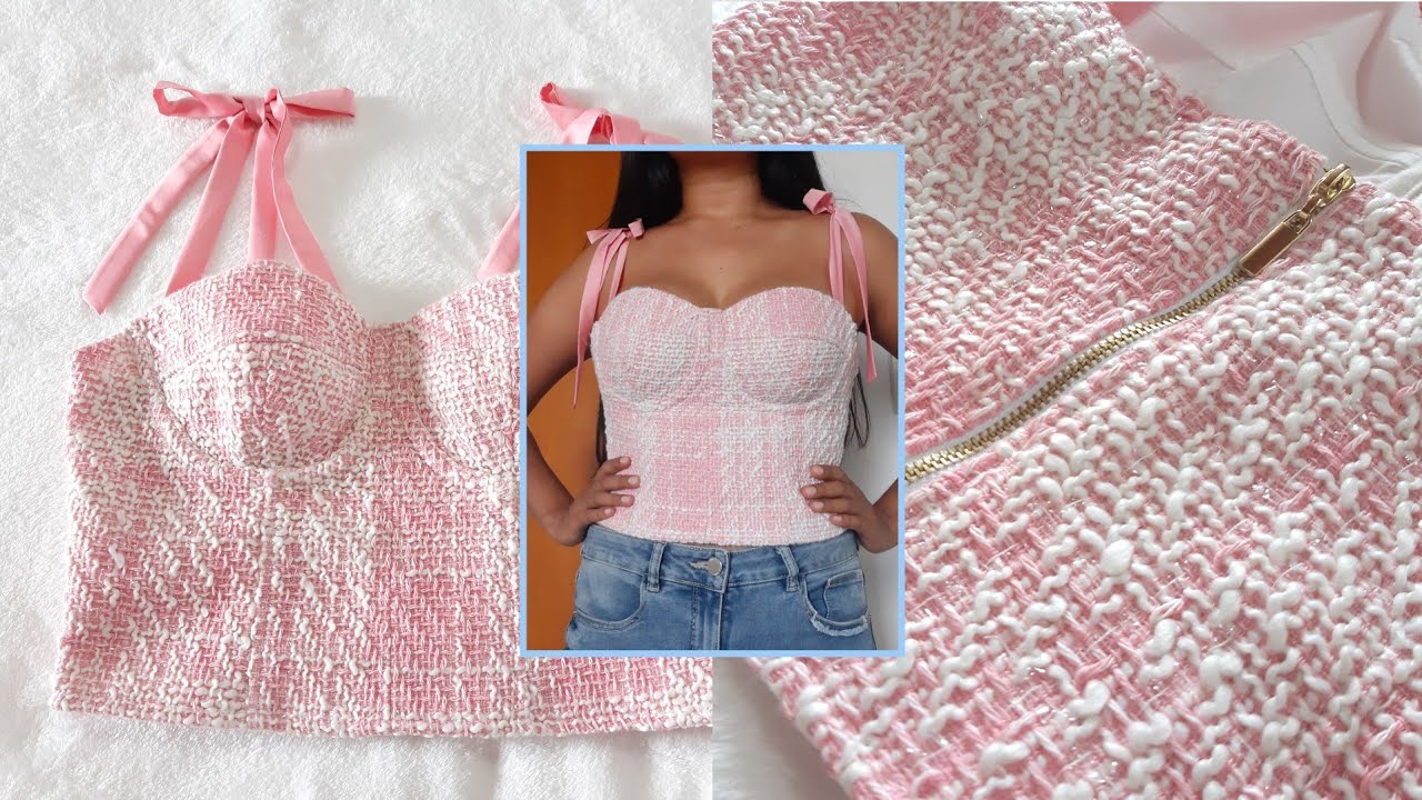 BUSTIER CON CIERRE ATRÁS - Patronaje y Confección