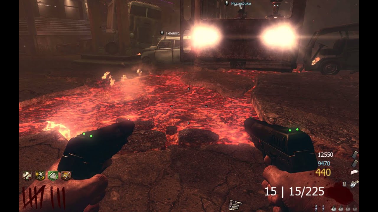 Играем в Call of duty: Black Ops 2. Зомби-режим. Выполняем Вавилонскую башню втроём :)