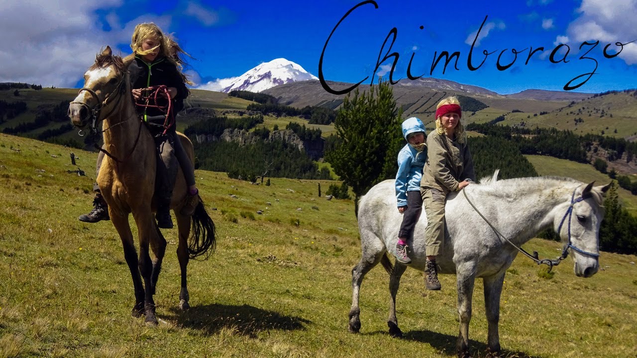 On the foothills of Mount Chimborazo