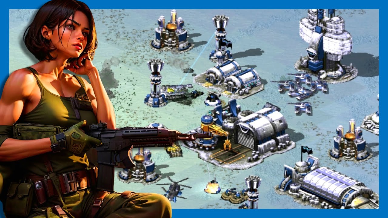 Red Alert 2 | Canadian Winter | (7 vs 1 + Superweapons)