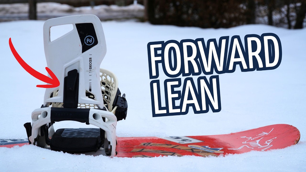 Beter snowboarden door Forward Lean?