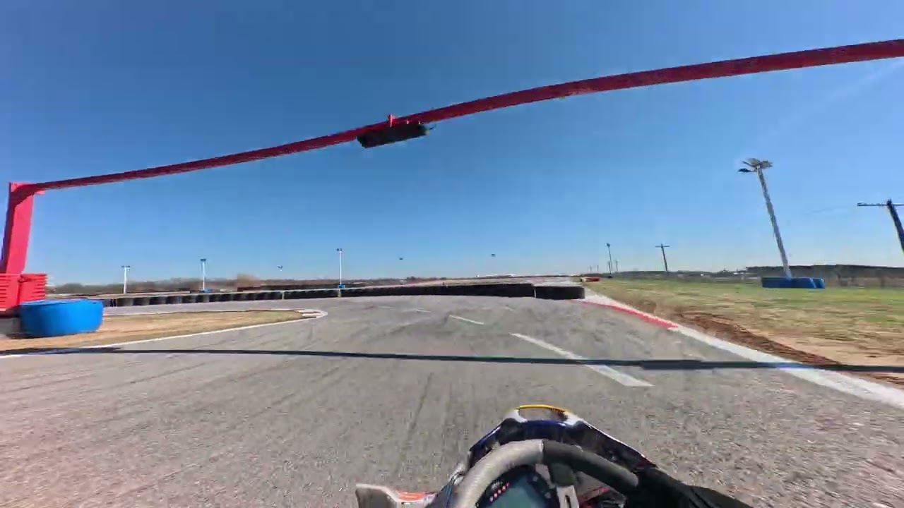 Hotlaps in junior rotax clubmax at DKC south track