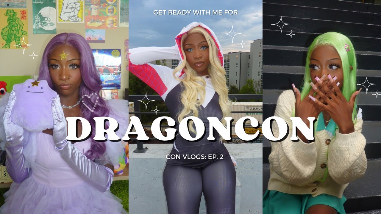 dragoncon 2024 ˖ ࣪⭑: | anime convention vlog: spiderverse, saiki k, adventure time cosplays