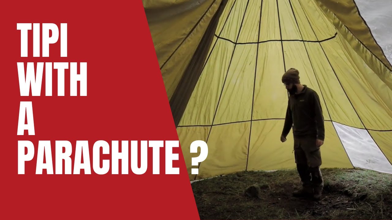 Make A Tipi With A Parachute