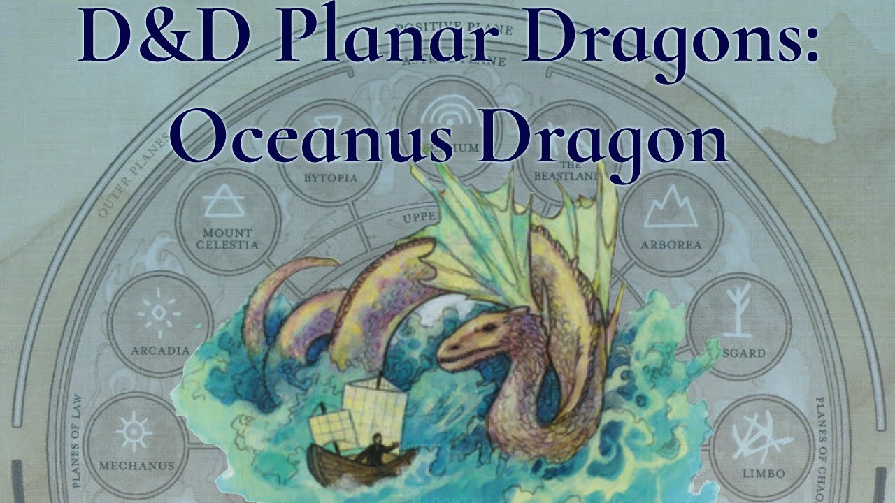 D&D Planar Dragons: Oceanus Dragon (With Stats)