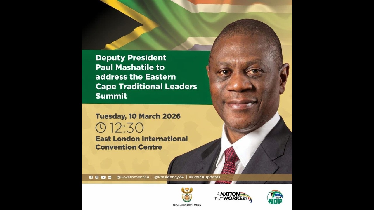 Deputy President Mashatile delivers a keynote address at the Eastern Cape Traditional Leaders Summit