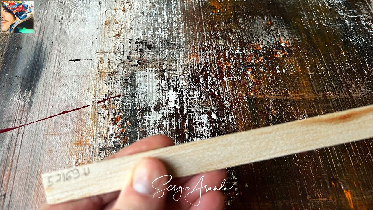 Discover the Spectacular World of Texture Art: Create an Organic and Weathered Canvas with Ease!