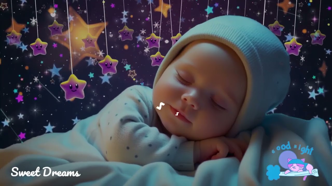 Deep Sleep Instantly in 3 Minutes💤Baby Sleep Music🎶Beat Insomnia🌙Mozart & Brahms Lullabies